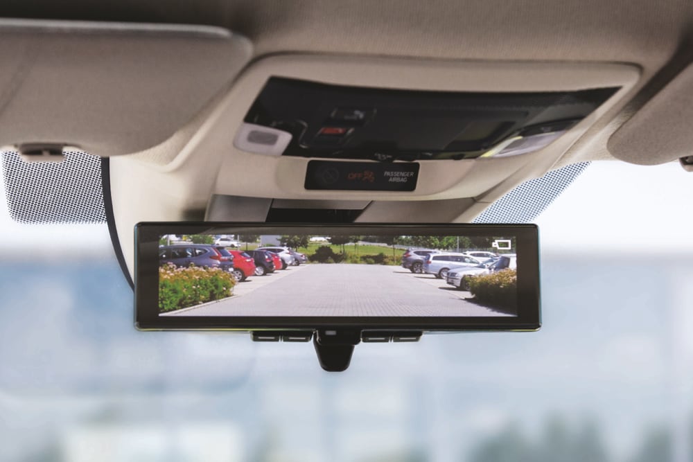 Honda e camera display.