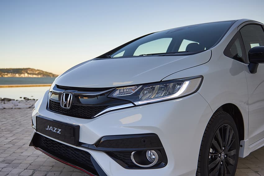 Honda Jazz closeup of front passenger side